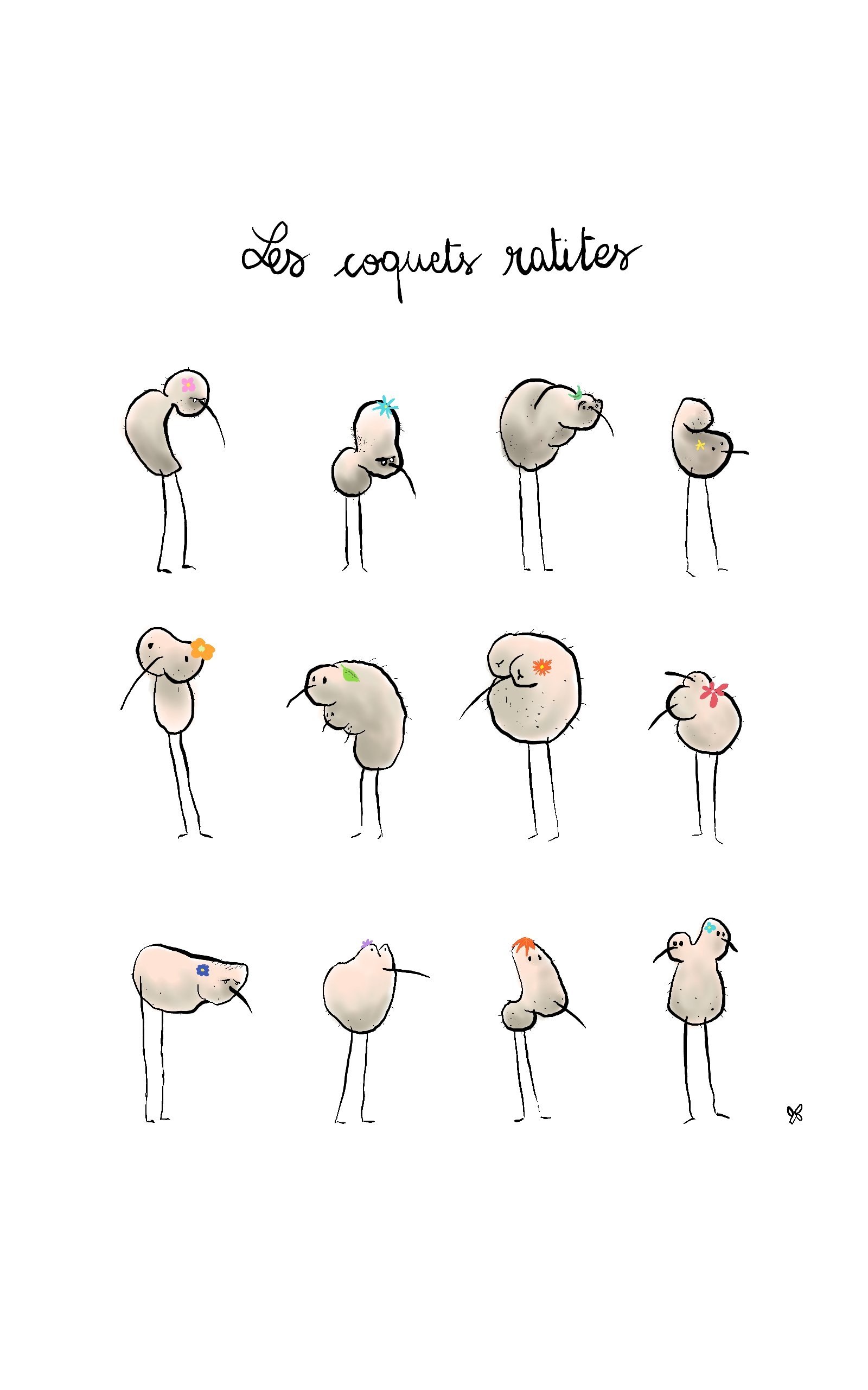 Une bande de coquets vilains.