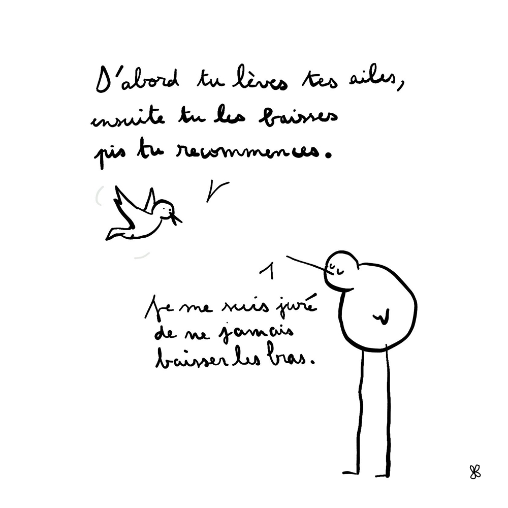 Ne baisse pas les bras