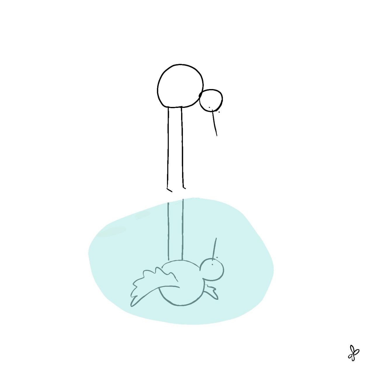 De l'eau magique.